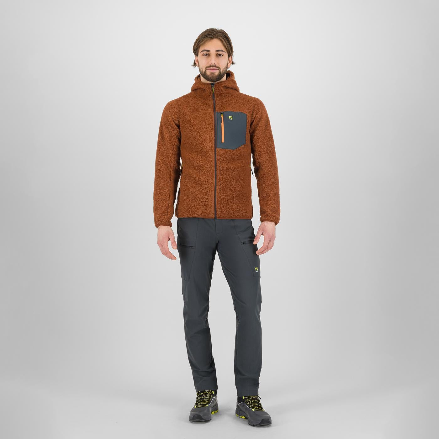 MOIAZZA RETRò DEPTHS/TARGON HOODED FLEECE | MAHOGANY/GREY WOOD | 2531077-022 2026