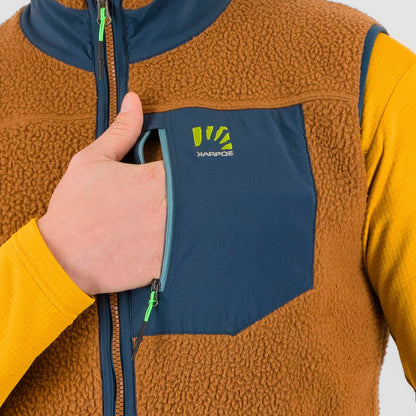 MOIAZZA RETRò FLEECE VEST NUTHATCH/MIDNIGHT | 2531078-113   2026