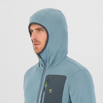 POLAIRE À CAPUCHE ANTERMOIA  BLEU FUMÉ/GRIS BOIS | 2531094-008  2026