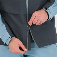 MIDI SHELL JACKET WOODL.GRAY/SMOKE BLUE | 2511019-008  2025-26
