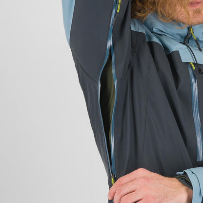 MIDI SHELL JACKET WOODL.GRAY/SMOKE BLUE | 2511019-008 2025-26