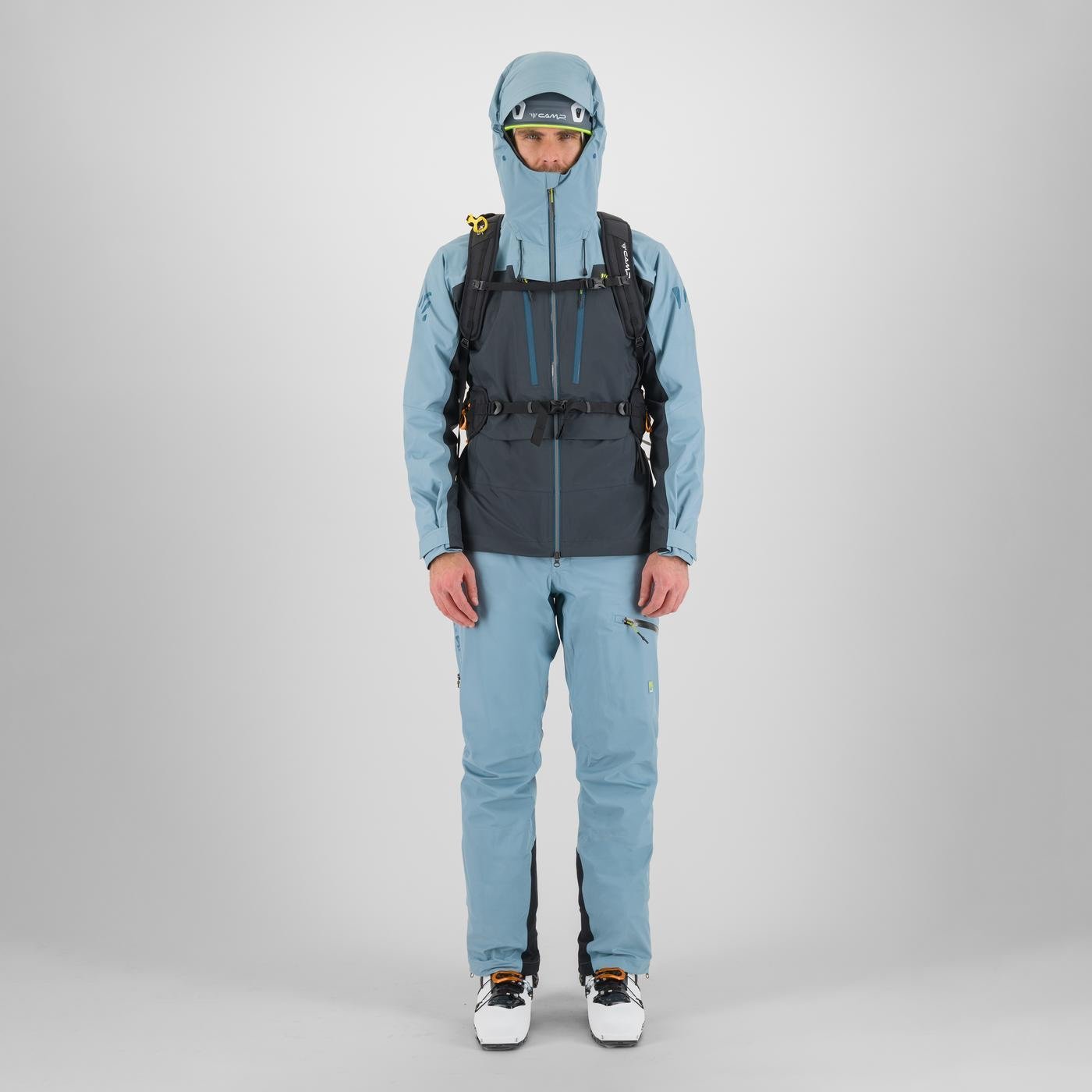 MIDI SHELL JACKET WOODL.GRAY/SMOKE BLUE | 2511019-008 2025-26