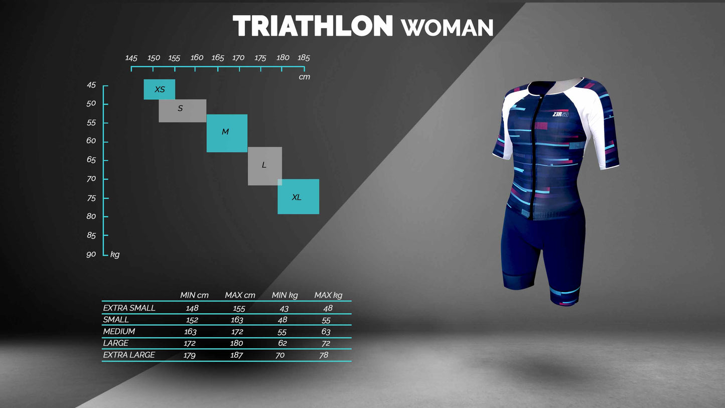 TRIFONCTION    elite WOMAN TRISUIT  black series