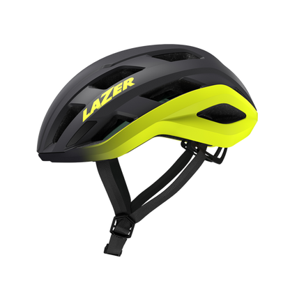 STRADA KINETICORE 2025 HELMETS Color: MATTE GREY FLASH YELLOW