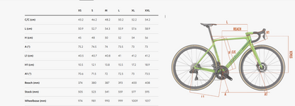 Verticale SLR   E608WLK  QA Couleur personnalisable - Exemple - Supplément Infinitamente 800 €    CAMPAGNOLO SUPER RECORD WRL 2x13	MICHE KLEOS RD 36 CARBON | CERAMICSPEED BEARINGS  2026