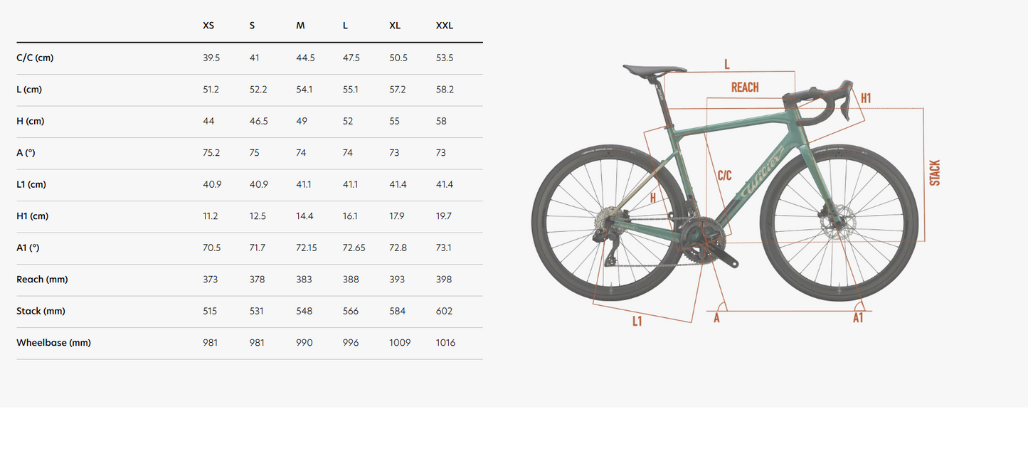 GARDA+STEMMA S2     E5065IX G42 Green Gold Glossy 	SHIMANO 105 Di2 2x12 R7170	MICHE REFLEX DX    2026