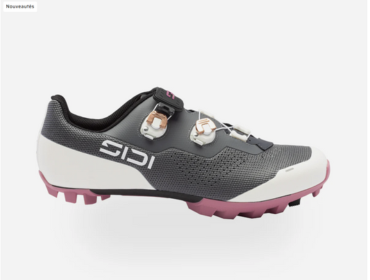 CHAUSSURES SIDI  DOMINATEUR X MTB FEMME 2026  Couleur : anthracite - blanc glacé