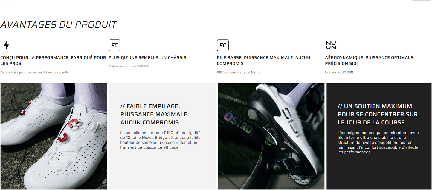 CHAUSSURES SIDI  SHOT 3   blanc  2026