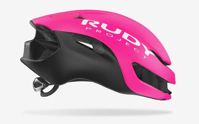 Nytron Helmet Color: Pink Fluo Black Matte 2025