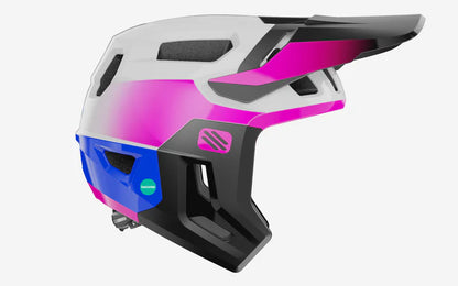 CASQUE VTT  Terraform Pro    Couleur: White/Pink/Cyber Blue Shiny    2026