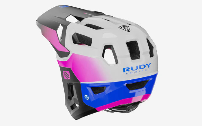 CASQUE VTT  Terraform Pro    Couleur: White/Pink/Cyber Blue Shiny    2026