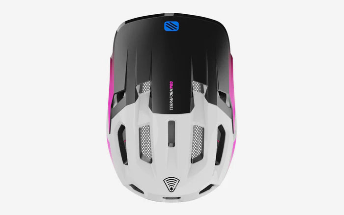 CASQUE VTT  Terraform Pro    Couleur: White/Pink/Cyber Blue Shiny    2026