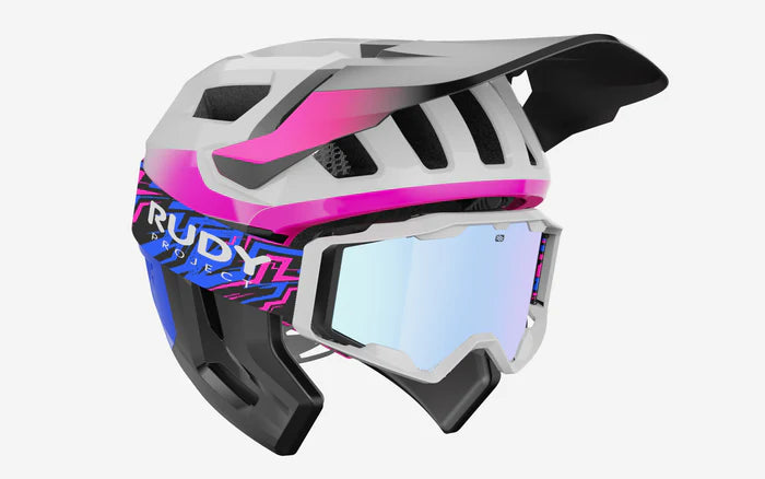 CASQUE VTT  Terraform Pro    Couleur: White/Pink/Cyber Blue Shiny    2026