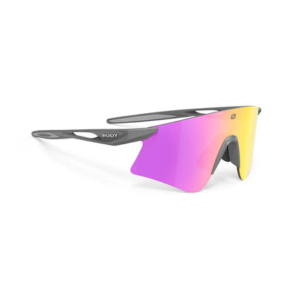 Astral glasses Color: Astral Metal Titanium Matte Frame with Multilaser Sunset Lenses