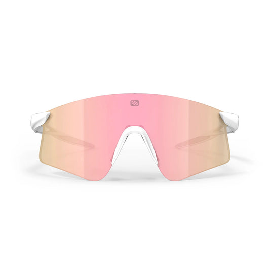 LUNETTE Astral X    Couleur :  White Matte With Multilaser Rose Gold Lenses    2026