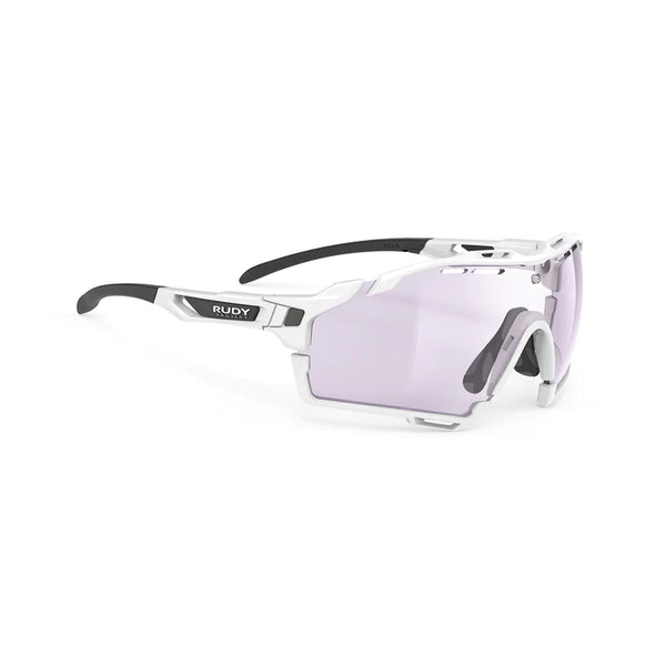 LUNETTE LIGNE DE COUPE COLOUR CADRE BLANC BRILLANT CUTLINE AVEC VERRES PHOTOCHROMIQUES LASER VIOLET IMPACTX-2 PARE-CHOCS BLANCS