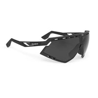LUNETTES DEFENDER / MONTURE NOIR MAT ET VERRES NOIR FUMÉE PARE-CHOCS NOIRS