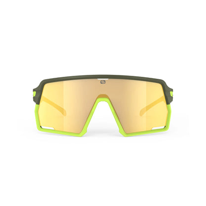Lunette  rudy  Kelion   Couleur : Monture Kelion Olive Matte avec verres jaunes Multilaser  2026