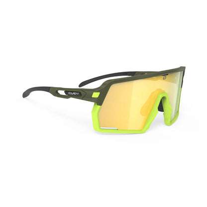 Lunette  rudy  Kelion   Couleur : Monture Kelion Olive Matte avec verres jaunes Multilaser  2026