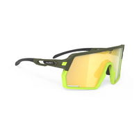 Lunette  rudy  Kelion   Couleur : Monture Kelion Olive Matte avec verres jaunes Multilaser