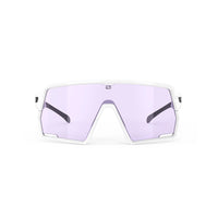 Lunette  Color: Kelion White Gloss Frame With ImpactX Photochromic 2 Laser Purple Lenses