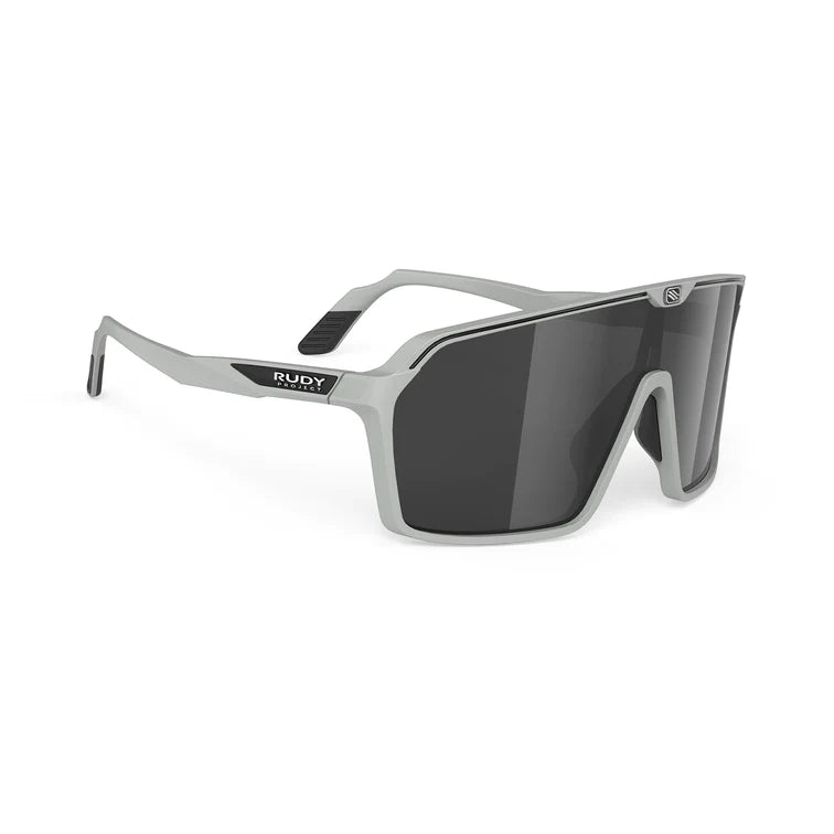 EYEWEAR Spinshield Color: Light Gray Matte Frame with Smoke Black Lenses 2026
