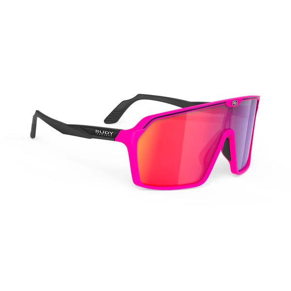 LUNETTE SPINSHIELD  Pink Fluo Matte avec verres rouges Multilaser 2026