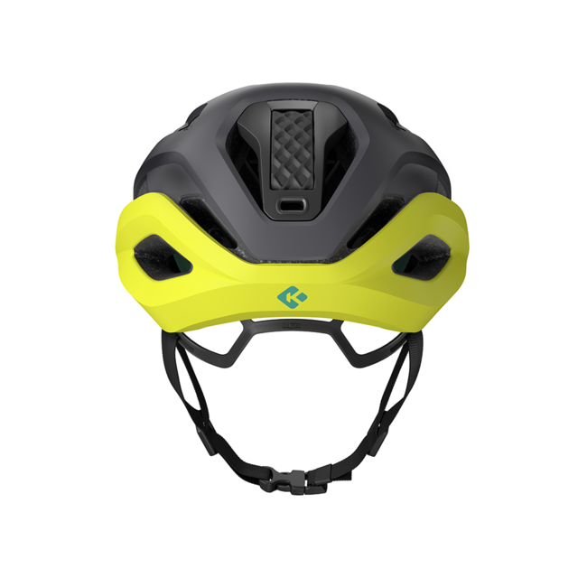 STRADA KINETICORE 2025 HELMETS Color: MATTE GREY FLASH YELLOW