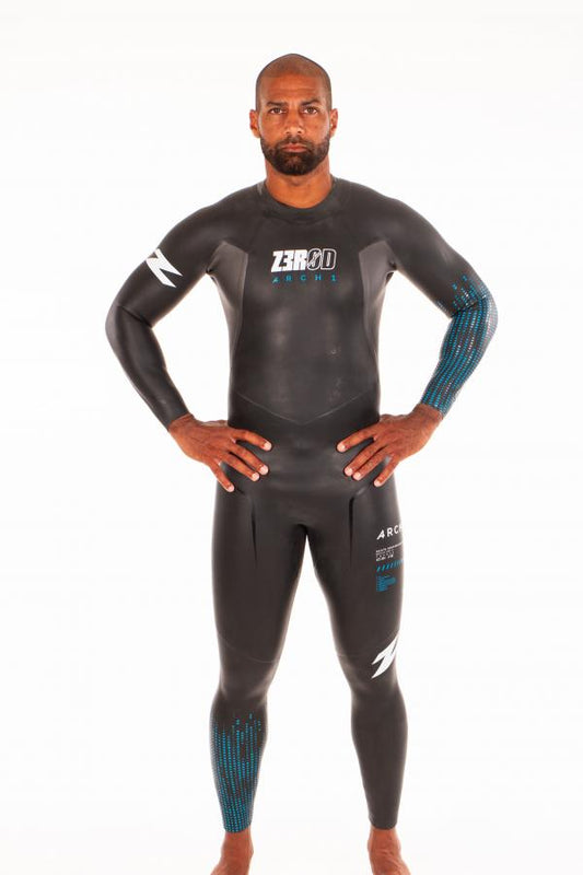 ARCHI MEN'S WETSUIT BLACK/BLUE 2025