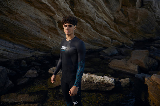 ARCHI MEN'S WETSUIT BLACK/BLUE 2025