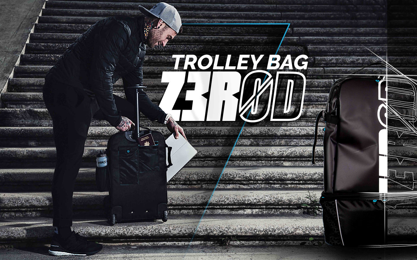 TRIFONCTION   TROLLEY BAG    SAC À DOS           ARMADA NOIR 2025