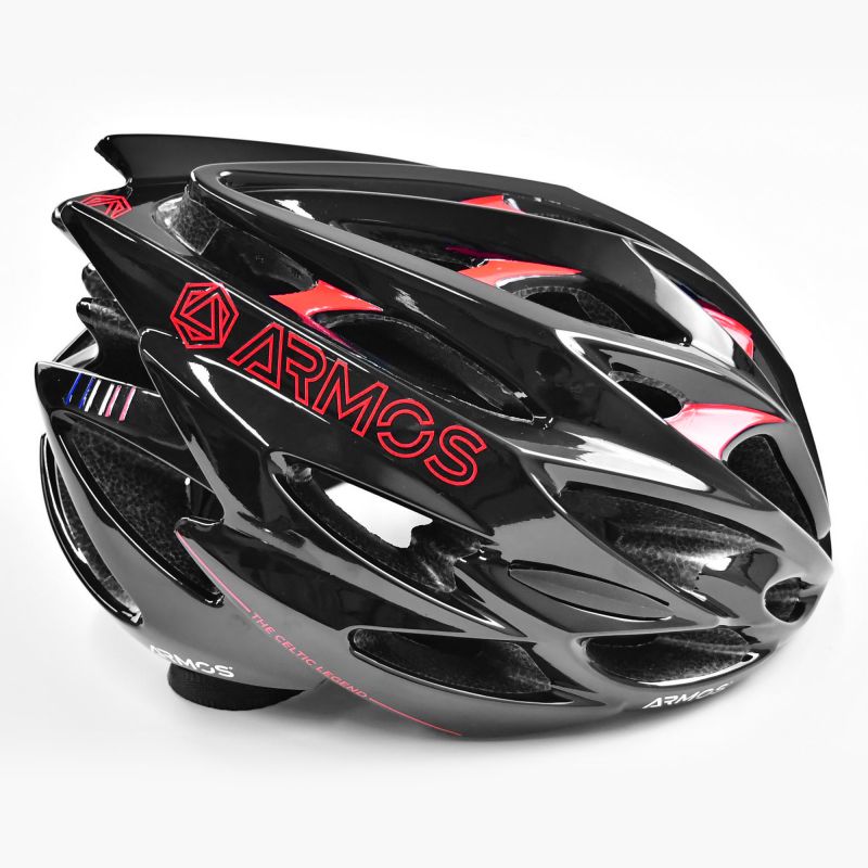 ARMOS METEOR HELMET – BLACK/RED 3700