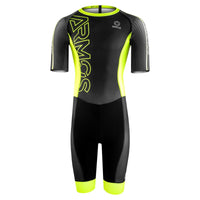 COMBINAISON ROLLER PRO AERO ARMOS NEON JAUNE FLUO MC   3674