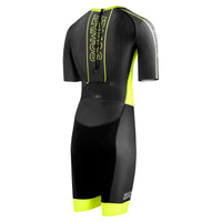 COMBINAISON ROLLER PRO AERO ARMOS NEON JAUNE FLUO MC   3674