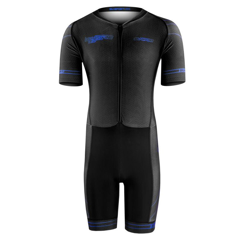 SILASPORT IRON STYLE 3.0 BLUE ADULT SKATING SUIT 3666