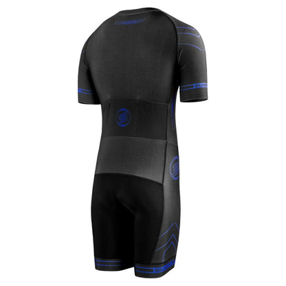 SILASPORT IRON STYLE 3.0 BLUE ADULT SKATING SUIT 3666