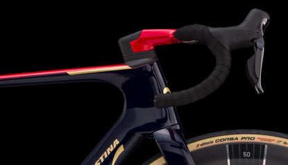 FILANTE SLR ID2   E666IDE    F32 Firelight Red - Glossy - Premium Paint   	SHIMANO DURA ACE Di2 R9270	MICHE KLEOS RD 50 CARBON | CERAMICSPEED BEARINGS   2026