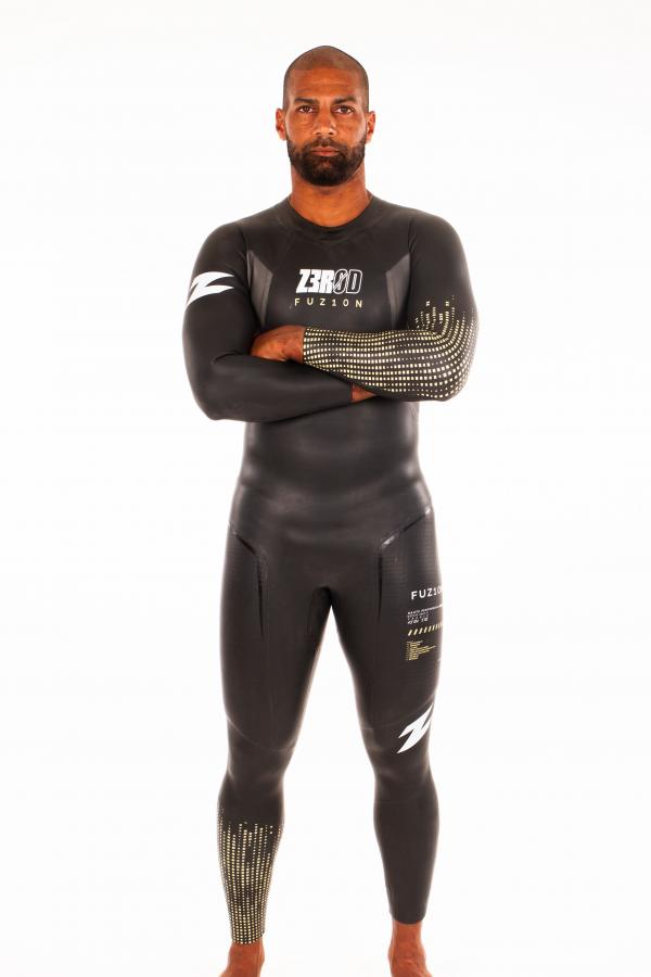 WETSUIT FUZION MEN BLACK/GOLD 2025