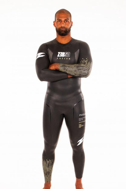 WETSUIT FUZION MEN BLACK/GOLD 2025