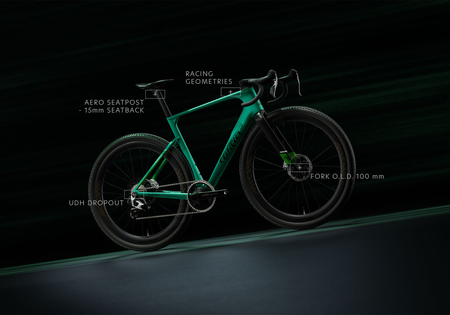 E628VYJ (with alloy STEMMA S2)	V11 Glitch Black Glossy  SRAM RIVAL XPLR AXS E1 1x13S	MICHE GRAFF ALLROAD  2026