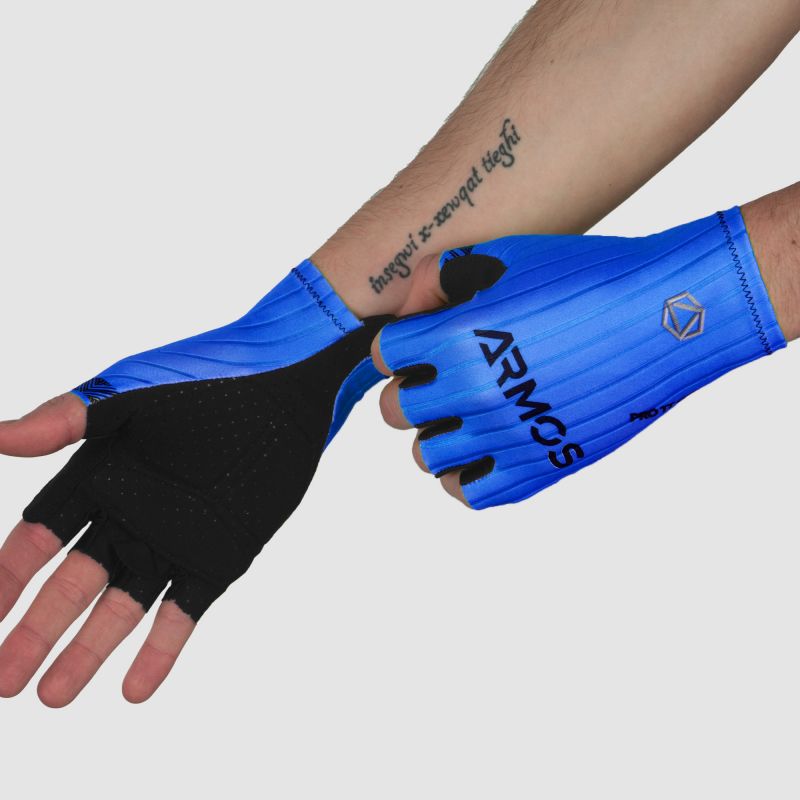 ARMOS PRO AERO CHRONO BLUE SHORT GLOVES 3661