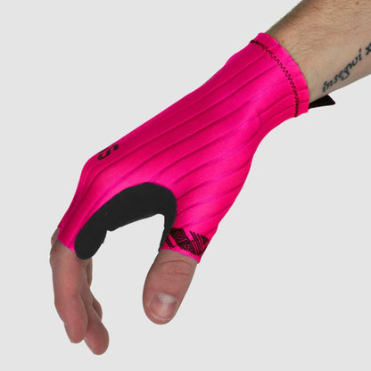 ARMOS PRO AERO CHRONO FLUO PINK SHORT GLOVES 3662