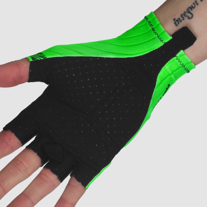 ARMOS PRO AERO CHRONO FLUO GREEN SHORT GLOVES 3664
