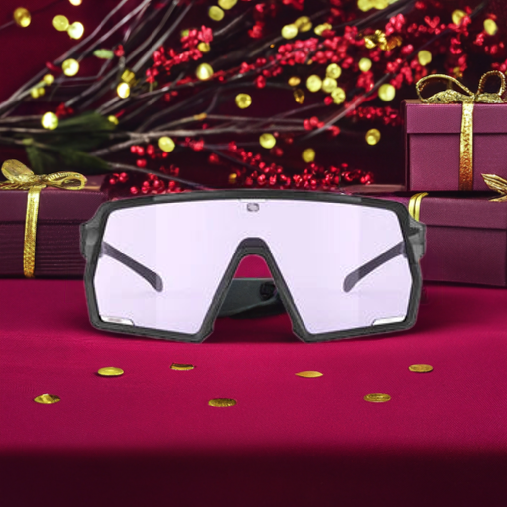 Kélion  Lunette Couleur : monture noire brillante Kelion avec verres violets laser photochromiques ImpactX 2  2026