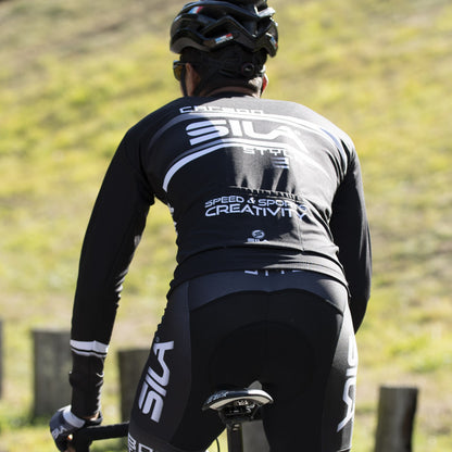 SILA CARBON STYLE 2 WINTER THERMAL JACKET - black/red in stock only