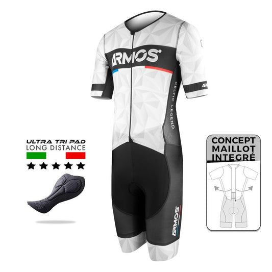 LD TRISUIT PRO RACE ARMOS PRISM - WHITE mixed 2026