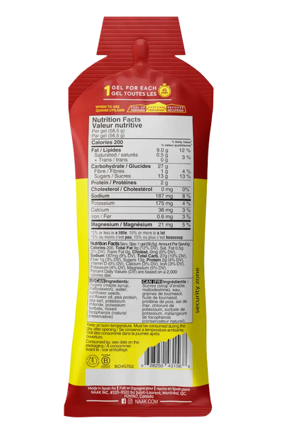 Gel énergétique | Érable salé - 12 gels    2026