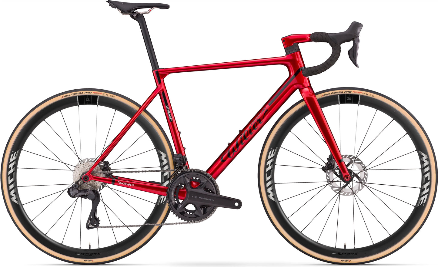 Verticale SLR         E508LDL    Q2 Velvet Red - Glossy  	SHIMANO ULTEGRA Di2 R8170	MICHE KLEOS 42 CARBON      2026