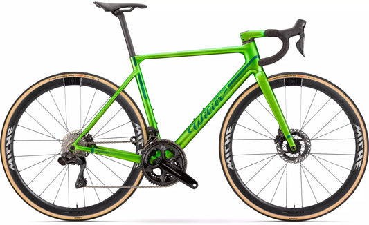 Verticale SLR   E608WLK  Q3 Hulk Green - Matt & Glossy - Supplément 800 €  CAMPAGNOLO SUPER RECORD WRL 2x13	MICHE KLEOS RD 36 CARBON | CERAMICSPEED BEARINGS  2026