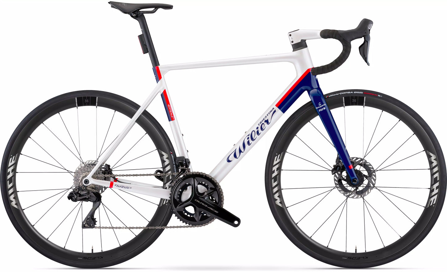 Verticale SLR  E508IPK      Q4 Groupama - FDJ - Glossy     	SHIMANO DURA ACE Di2 R9270 + POWERMETER	MICHE KLEOS RD 36 CARBON | CERAMICSPEED BEARINGS 2026